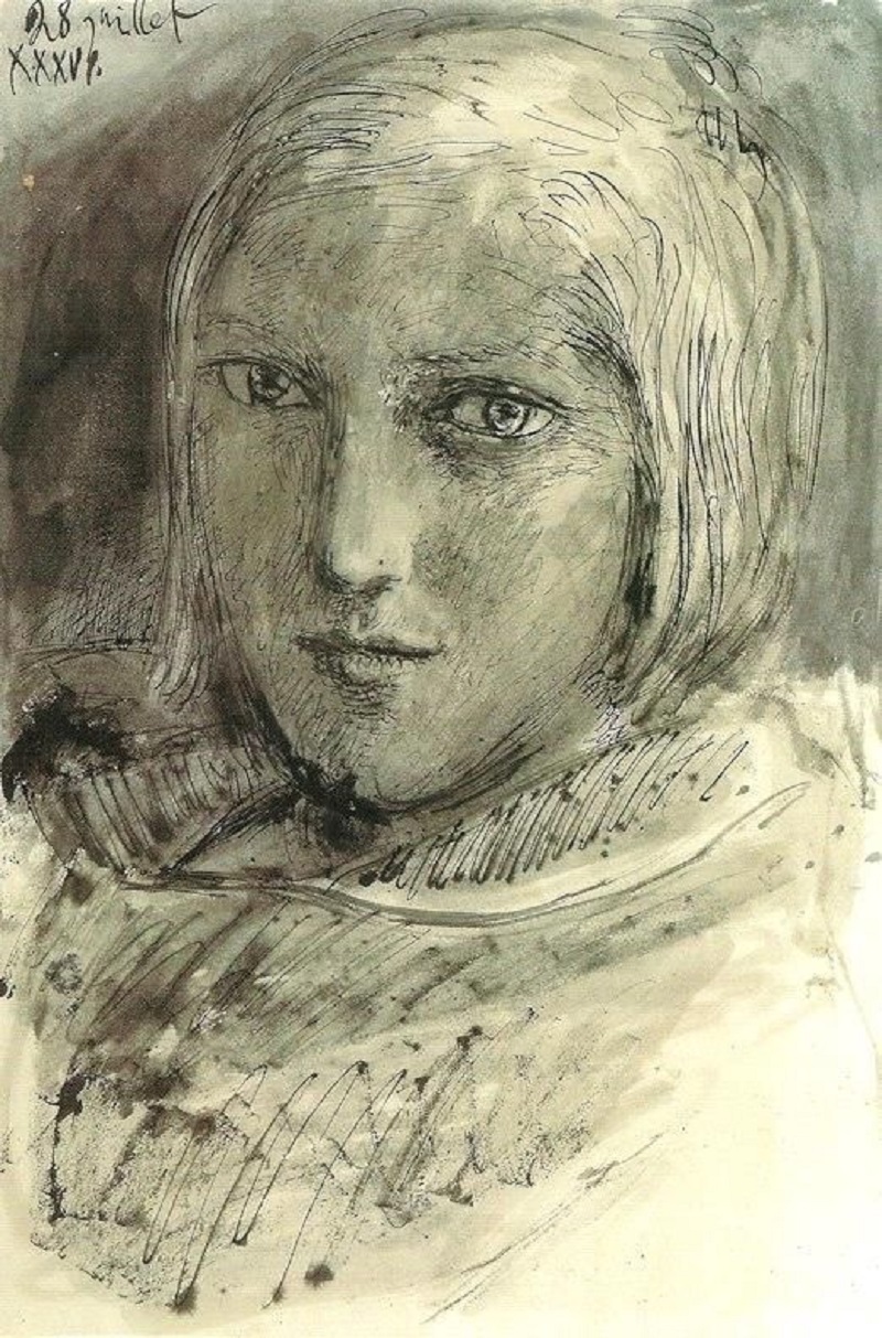Marie Thérèse, madre di Maya Ruiz Picasso ritratta da Pablo Picasso