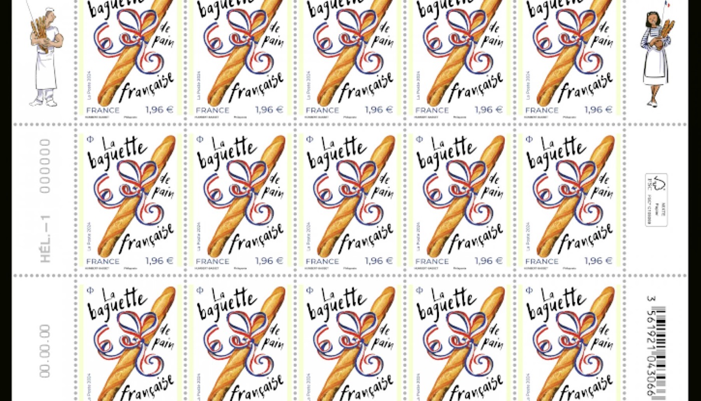 La Francia ha il suo francobollo al profumo di baguette