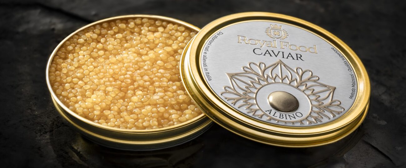 Il raro caviale Albino di Royal Food Caviar